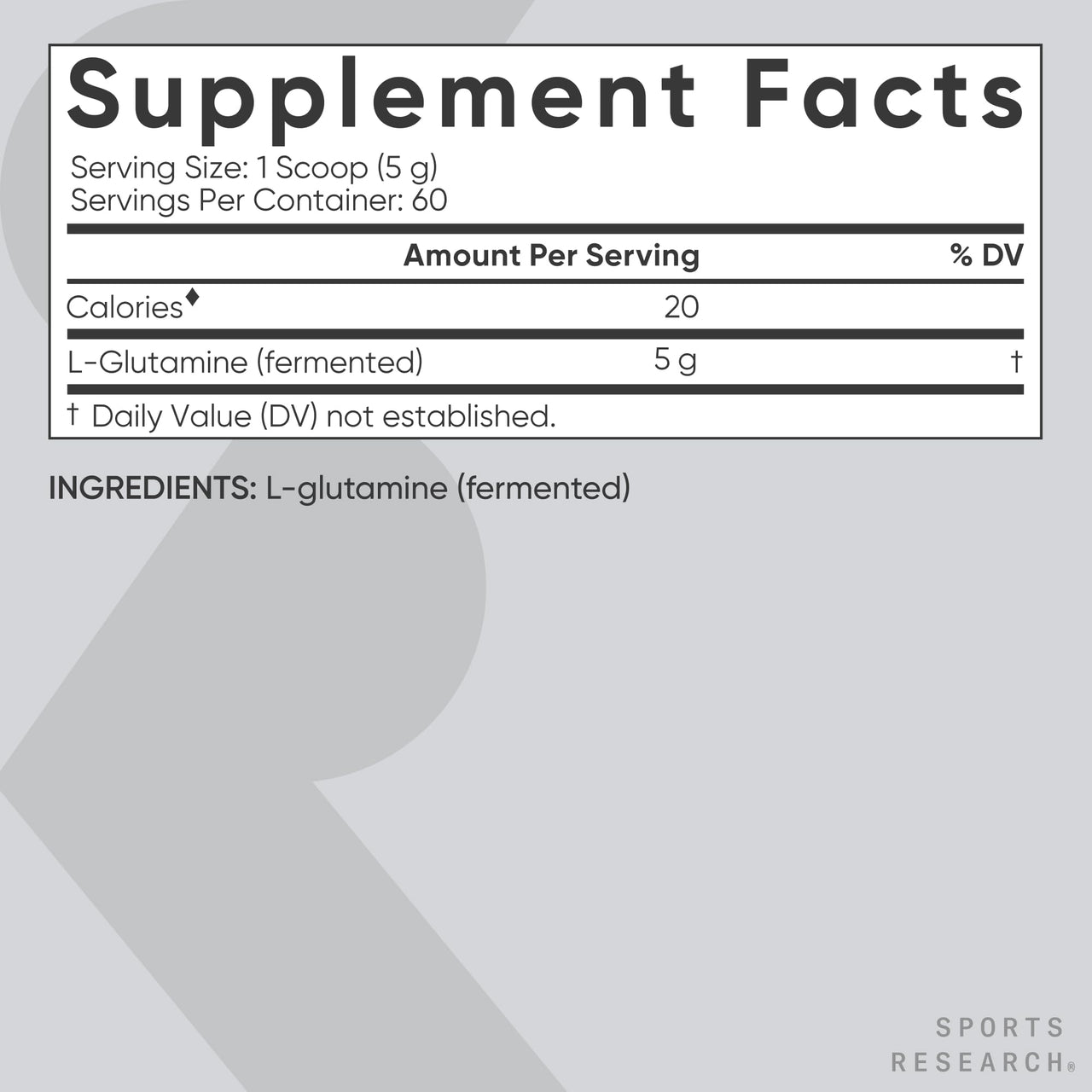 Sports Research® Gut Health - Fermented L-Glutamine and Turmeric Curcumin C3 Complex® w/BioPerine Black Pepper Extract (60 Servings Each)