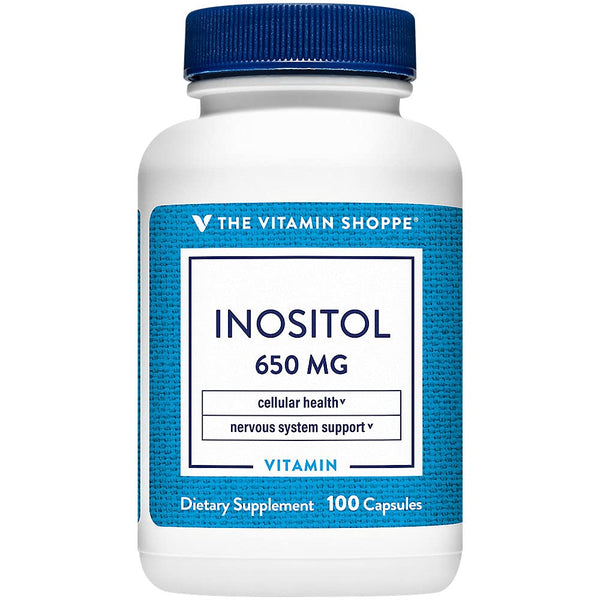 The Vitamin Shoppe Inositol 650MG, Supports Healthy Liver Cellular (100 Capsules)