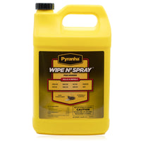Thumbnail for PYRANHA Wipe N' Spray for Horses - Oil-Based Long Lasting Fly Control Repels Horn, Deer, Horse, House, Stable, & Face Flies, Ticks, Mites, Mosquitoes, Gnats & Lice, 1 Gallon