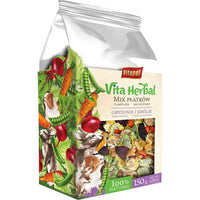 Thumbnail for Vitapol ZVP-4119 Vita Herbal Petals Mix Treat - Natural - 150 gm - Case of 16
