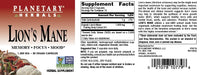 Thumbnail for Planetary Herbals Lion's Mane, for Memory, Focus, and Mood*, 1,000 mg - 30 Vegan Capsules