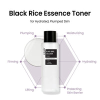 Thumbnail for Coxir Black Snail Collagen Toner L Essence Toner For Pluming, Moisturizing L Black-3-Complex: Black Rice, Bean, Sesame, Snail Mucin, Collagen L Korean Skin Care, Fragrance-Free [150Ml /5.07 Fl.Oz]