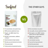 Thumbnail for Sunfood Organic Maca Extreme - Maca Root Powder, Maca Powder Organic, Maca Supplement for Men & Women with Adaptogens, Peruvian, Raw, Vegan, Premium Maca Powder - 8 Oz Bag