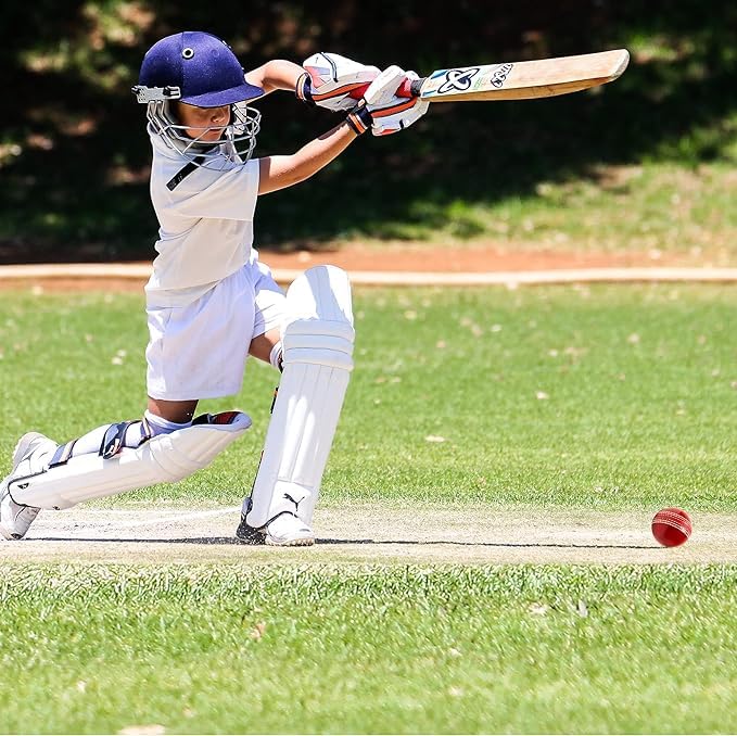 Cricket Balls for Training, Coaching, Practice & Excellent Bounce Skills Soft Foam Rubber Cricket Ball with Durable Traditional Seams Stitched for All Age Players (Red)