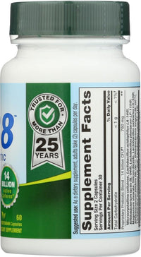 Thumbnail for Nutrition Now PB 8 Pro-biotic Acidophilus Capsules, Vegetarian, 60 Count