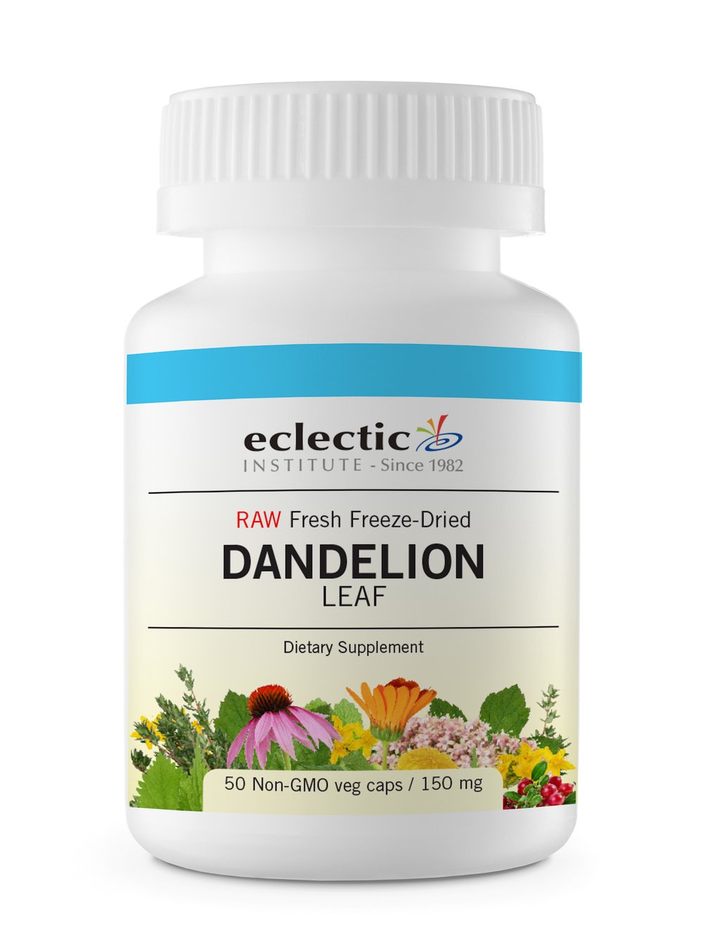 Eclectic Dandelion Leaf Cog FDV, Blue, 50 Count
