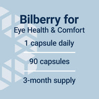 Thumbnail for Life Extension Standardized European Bilberry Extract, 100 mg, MirtoSelect® Vaccinium myrtillus, Eye Health, Circulation, Lubrication, Gluten-Free, Non-GMO, Vegetarian, 90 Capsules