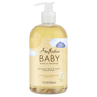 Thumbnail for SheaMoisture Baby Wash & Shampoo for All Skin Types Raw Shea, Chamomile & Argan Oil Baby Wash and Shampoo with Frankincense & Myrrh to Help Cleanse 13 oz, Gold, Packaging may vary