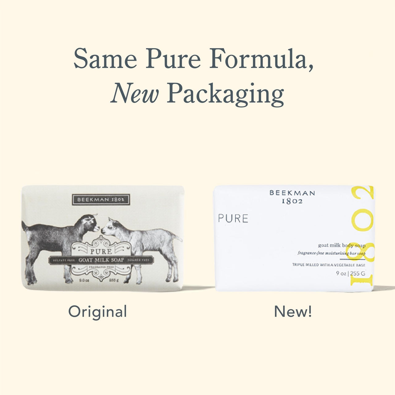 Beekman 1802 Goat Milk Soap Bar with Botanical Oils & Shea Butter - 9 oz - Gently Moisturizes, Exfoliates, and Nourishes for Soft, Healthy Skin - Cruelty-Free