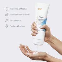 Thumbnail for Dove Cream Serum Hyaluronic + Hydration for Extra Dry, Flaky Skin, with Pro-Ceramides, Niacinamide and Collagen Peptides Lotion, 8 oz