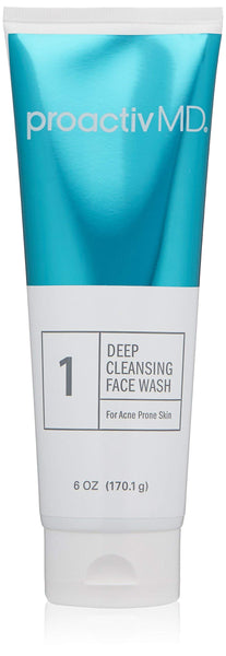 Proactiv MD Exfoliating Face Wash, Gentle and Hydrating Facial Cleanser and Acne Treatment for Sensitive Skin, 6 Oz Clear Unscented