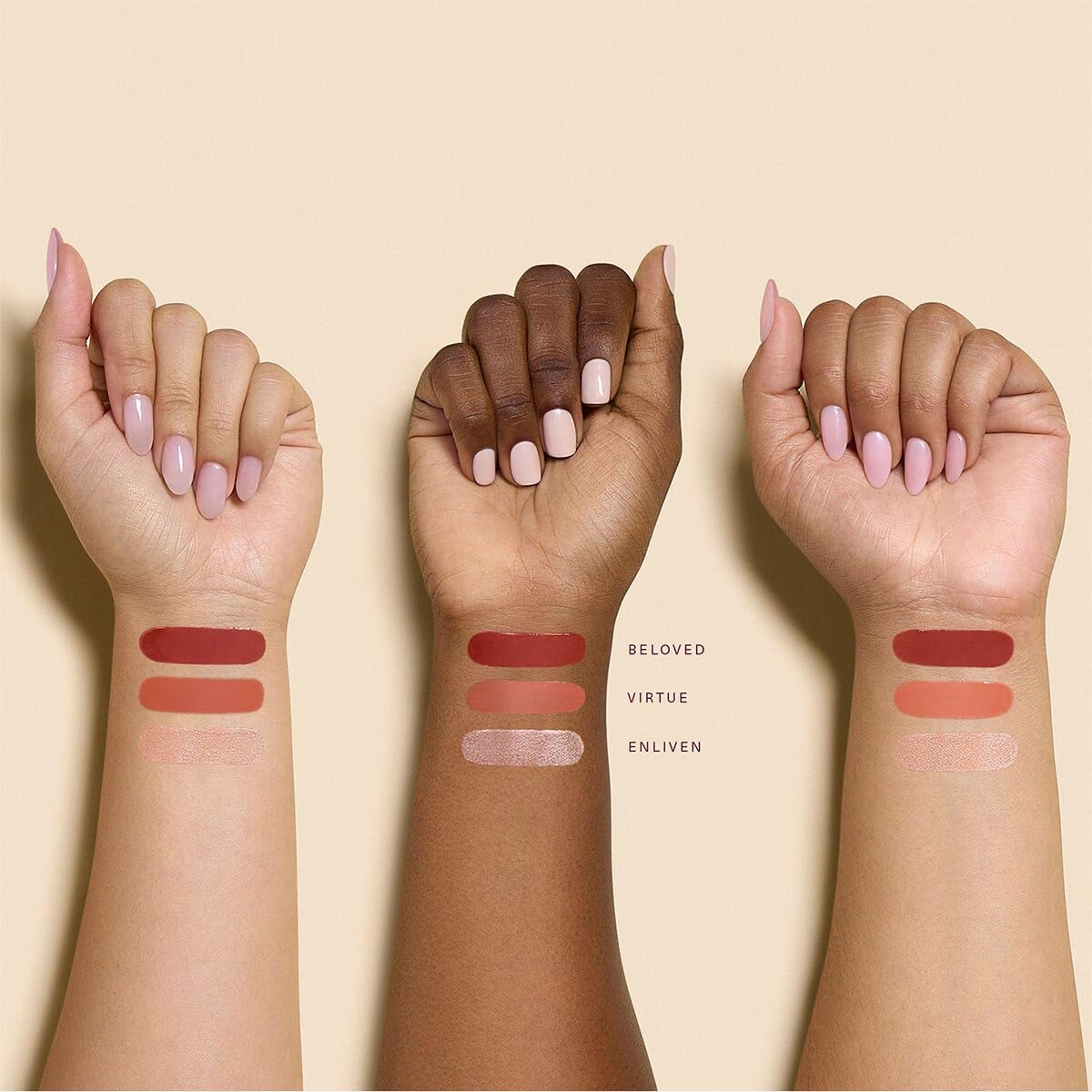 Rare Beauty Limited Edition Mini Blush & Luminize Trio - Beloved - Virtue - Enliven - New In Box