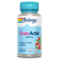 Thumbnail for SOLARAY CranActin Cranberry Extract 400 mg - Cranberry Supplements for Women and Men - Bladder and Urinary Tract Health Support with Vitamin C - Vegan, 60-Day Guarantee (60 CT)