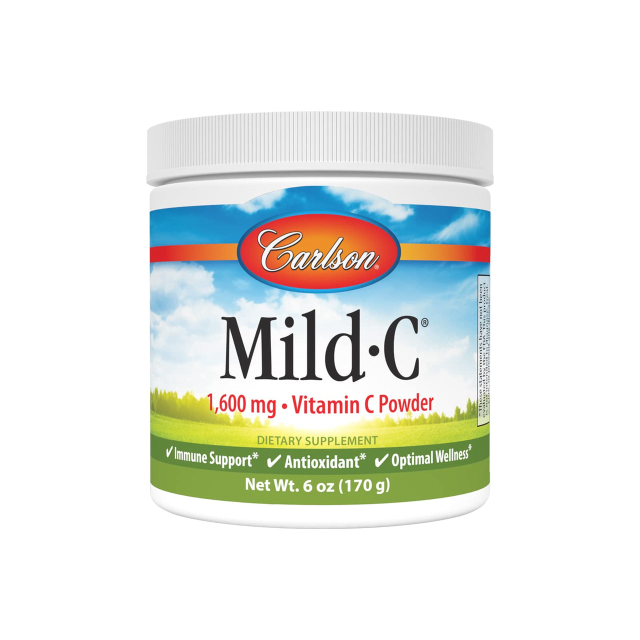 Carlson - Mild-C, Vitamin C Powder, Supports Healthy Immune Function, 6 oz (170 g)