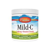 Thumbnail for Carlson - Mild-C, Vitamin C Powder, Supports Healthy Immune Function, 6 oz (170 g)
