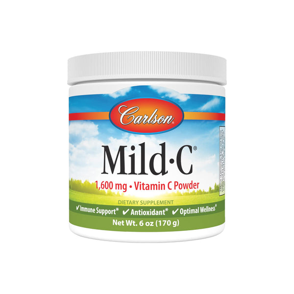 Carlson - Mild-C, Vitamin C Powder, Supports Healthy Immune Function, 6 oz (170 g)