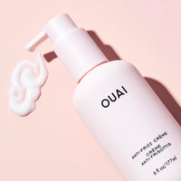 Thumbnail for OUAI Anti Frizz Cream - Moisturizing Hair Cream with Frizz Control & Heat Protection - Provides Lasting Hydration with Jackfruit & Beetroot Extract - Paraben, Phthalate & Sulfate Free (6 oz)