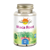 Thumbnail for Nature's Life Maca Root 500mg | Healthy Energy, Vitality & Stamina Support | Non-GMO, Vegan | No Fillers | 100 Veg Caps