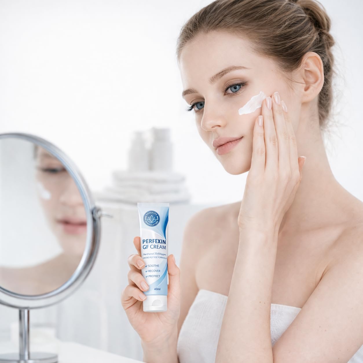 PERFEXIN GF Cream | Contains Panthenol 20,000ppm | DRN/EGF Complex Face Cream | Soothing & Hydrating | Supports Skin Barrier | 40ml