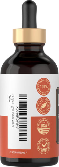 Thumbnail for Carlyle Lugols Iodine 2 Percent | 4 fl oz (Pack of 1) | Potassium Iodide and Iodine Solution 2% Liquid Drops