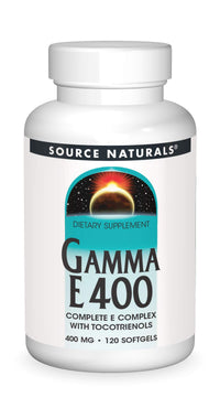 Thumbnail for Source Naturals Gamma E Complex 400 mg - 120 Softgels