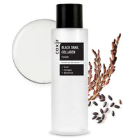 Thumbnail for Coxir Black Snail Collagen Toner L Essence Toner For Pluming, Moisturizing L Black-3-Complex: Black Rice, Bean, Sesame, Snail Mucin, Collagen L Korean Skin Care, Fragrance-Free [150Ml /5.07 Fl.Oz]