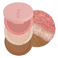 Thumbnail for KAJA 3 Colors Palette - Play Bento_Butter Up | Powder Blusher, Highlighter, Cream Bronzer, Creamy Application, with Mango Seed Butter, Powdery Finish, Easy Finger Application, Lightweight Formula