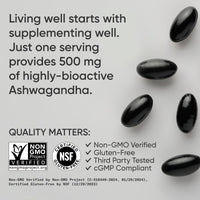 Thumbnail for Sports Research® Ashwagandha Softgels with Coconut MCT Oil - Natural Adaptogen Made with Shoden® Ashwa for Relaxation, Calm & Sleep Support - Gluten Free & Vegan Friendly - 60 Count