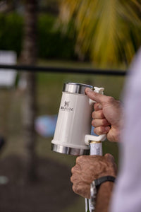 Thumbnail for STANLEY Classic Bottle Opener Beer Stein 24 oz | Flip Up Lid and Heavy Duty Handle with Built In Bottle Opener | Insulated Stainless Steel Beer Mug | BPA-Free | Hammertone Green