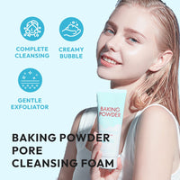 Thumbnail for ETUDE Baking Powder Pore Cleansing Foam, Face Wash for Deep Dead Cells, Micro Sized Baking Powder to Clean Deep Inside Poer, Gentle Exfoliation, Soft and Creamy Bubble, Korean Skin Care (5.64 Ounce)