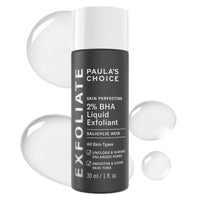 Thumbnail for Paula's Choice Skin Perfecting 2% BHA Liquid Salicylic Acid Exfoliant, Gentle Facial Exfoliator for Blackheads, Large Pores, Wrinkles & Fine Lines, Travel Size, 1 Fluid Ounce