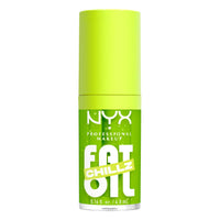Thumbnail for NYX PROFESSIONAL MAKEUP Fat Oil Chillz, Moisturizing, Shiny and Vegan Tinted Lip Gloss - Kiwi Freeze (Sheer Green)