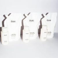 Thumbnail for OUAI Fine Hair Conditioner Refill - Volumizing Conditioner Made with Keratin, Biotin and Chia Seed Oil - Adds Softness, Bounce and Volume - Free from Parabens, Sulfates, and Phthalates (32 Oz)