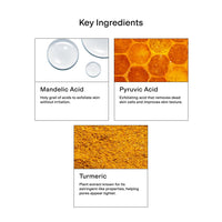 Thumbnail for CLEARSTEM - CLEARITY The Blackhead Dissolver Mandelic Acid Serum - Vitamin C, Turmeric, Collagen Boost - All Skin Types - Facial Skin Care Products - Gluten Free, Cruelty Free - 1 fl oz / 29ml