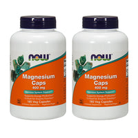 Thumbnail for NOW Magnesium 400mg,180 Capsules (Pack of 2)