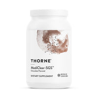 Thumbnail for THORNE - MediClear-SGS - Rice & Pea Protein Powder Supplement with Antioxidants & a Complete Multi-Vitamin & Mineral Profile - Daily Detox Support* - Chocolate - Third-Party Certified - 21 Servings