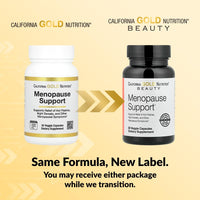 Thumbnail for California Gold Nutrition Beauty, Menopause Support with Angelica gigas, Cynanchum wilfordii, Phlomis umbrosa and L-Leucine, 30 Veggie Capsules