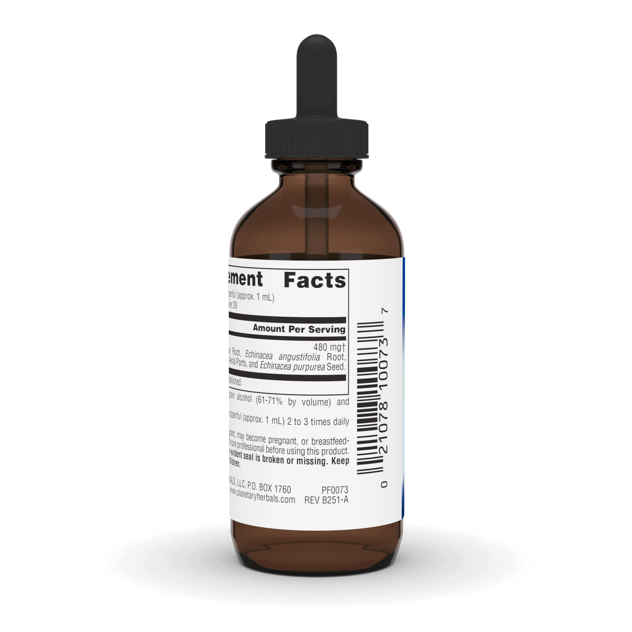 Planetary Herbals Full Spectrum Echinacea Liquid Extract Supplement, 1 Fluid Ounce