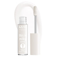 Thumbnail for NYX PROFESSIONAL MAKEUP This Is Milky Gloss, Lip Gloss with 12 Hour Hydration, Vegan - Coquito Shake (Milky Clear)