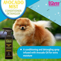 Thumbnail for EQyss Avocado Mist Pet Spray Conditioner - Shines, Conditions, and Reduces Shedding, Weightless Leave in Spray - for Dogs, Cats, Puppies - Oil and Silicone Free, pH Balanced, USA Made