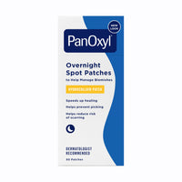 Thumbnail for PanOxyl PM Overnight Spot Patches, Advanced Hydrocolloid Healing Technology, Fragrance Free, 80 Count