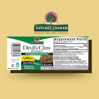 Thumbnail for Nature's Answer Devil's Claw Root Alcohol Free Extract 1 Fluid Ounce | Supports Joint Function | Promotes Muscle and Bone Function