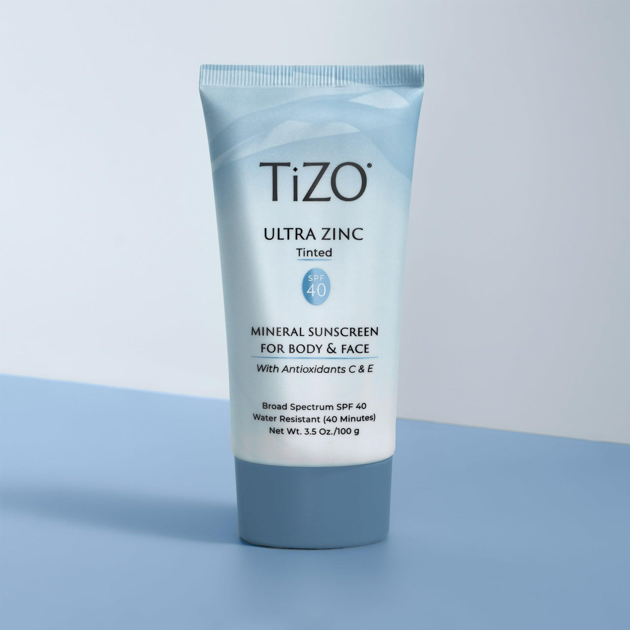 TIZO Ultra Zinc Body Face Sunscreen Tinted SPF 40, 3.5 oz