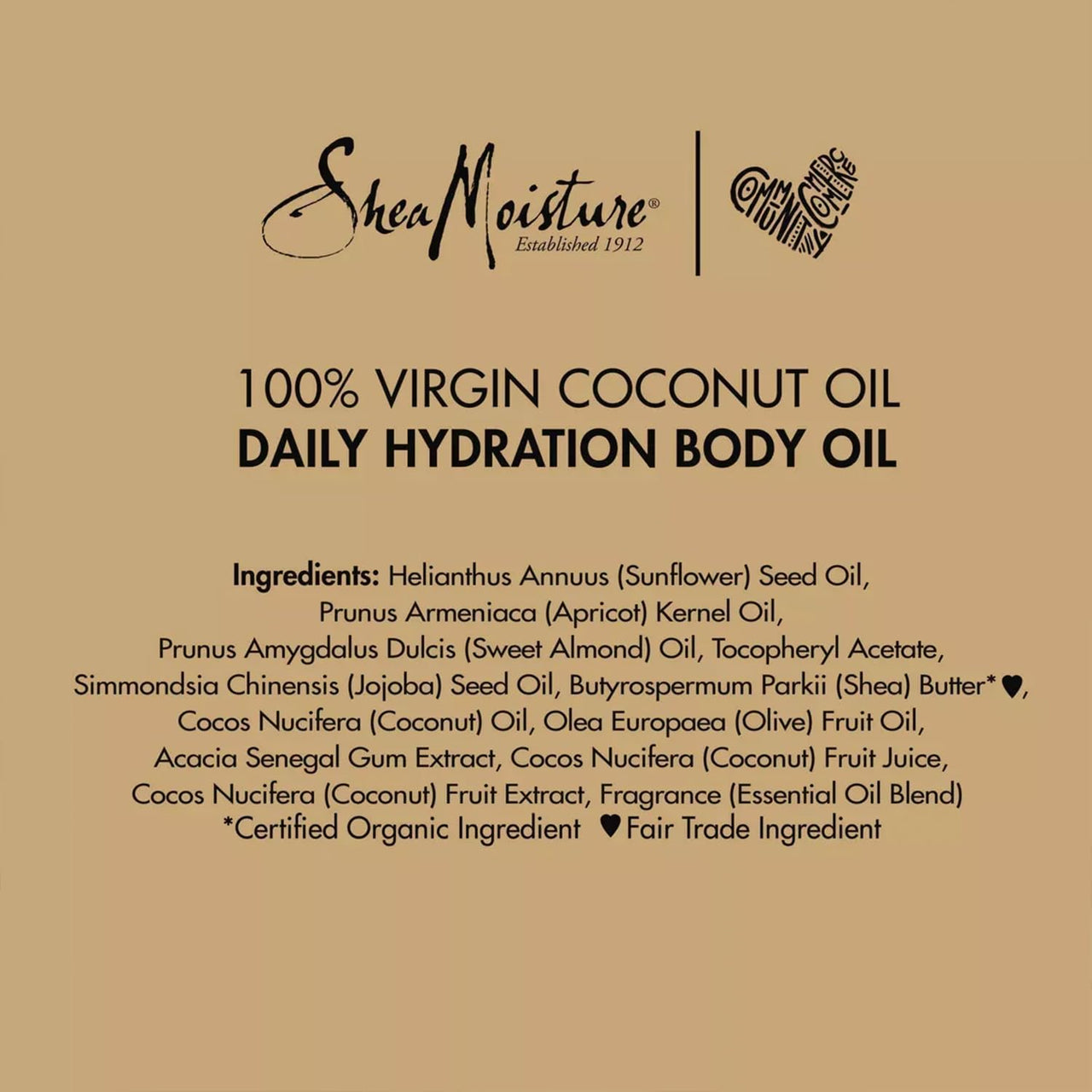 Shea Moisture Body Oil, Daily Hydration 2-Pack – Lightweight, Non-Greasy Moisturizer with Virgin Coconut Oil for Soft, Smooth Skin, 8 Oz Ea