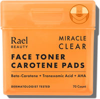 Thumbnail for Rael Toner Pads, Cotton Pad for Face – Dual Textured, Exfoliating and Soothing with Carotene, Niacinamide, Hyaluronic Acid, Hydrating, Korean Skin Care (70 Count)