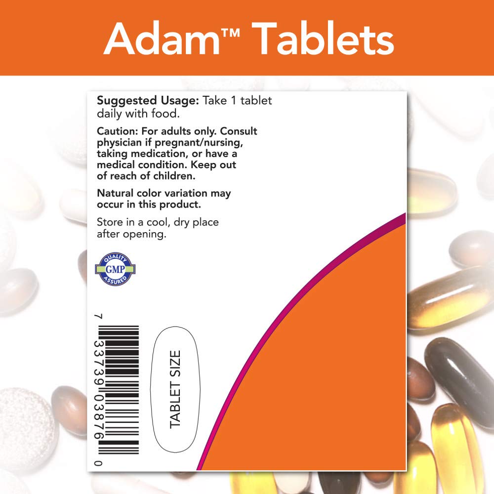 Now Foods Adam Men's Multiple Vitamin 120 Tabs