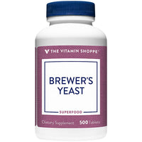 Thumbnail for The Vitamin Shoppe Brewer's Yeast 3,900MG, Superfood, Source of B Vitamins, Naturally Occurring Trace Minerals (500 Tablets)