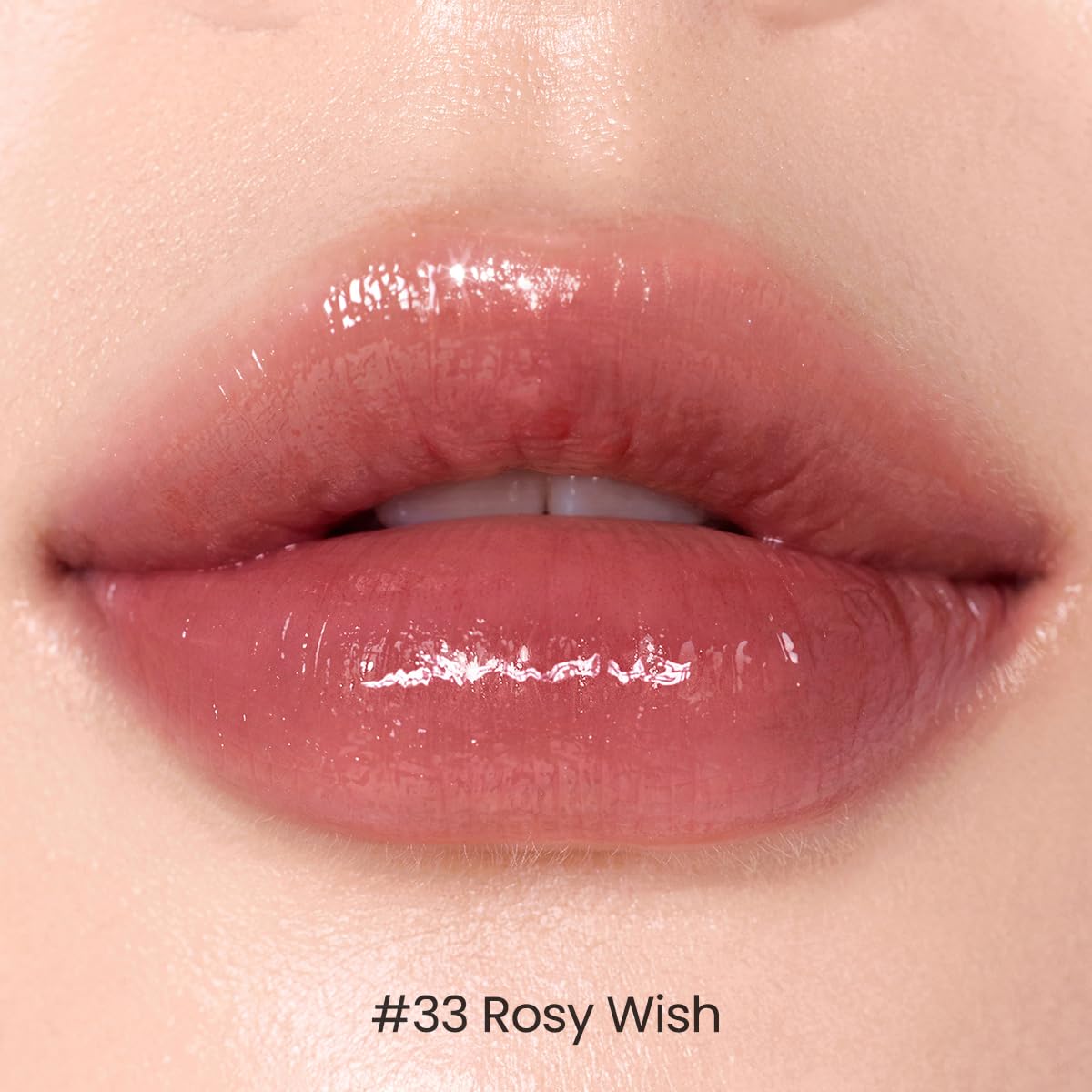 Peripera Ink Mood Glowy Tint | Lip-Plumping, Naturally Moisturizing, Lightweight, Glow-Boosting, Long-Lasting, Comfortable, Non-Sticky, Mask Friendly, No White Film 033 ROSY WISH
