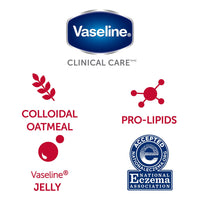 Thumbnail for Vaseline Eczema Lotion, Calming Therapy Cream 2-Pack with Colloidal Oatmeal + Original Vaseline Lip Therapy for Dry Lips with Petroleum Jelly (3 Piece Set)