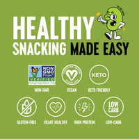 Thumbnail for The Only Bean Crunchy Roasted Edamame Snacks (Wasabi Soy Sauce), Healthy High Protein Snacks, Low Carb, Keto Friendly, Gluten Free, Vegan, Lunch, Office, Adults and Kids, 0.9 Ounce (Pack of 10)